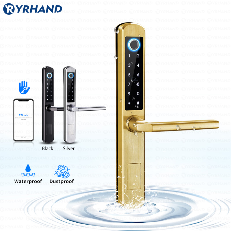 IP66 Gold Stainless steel Slid - Glass Door Hinge recension och pris