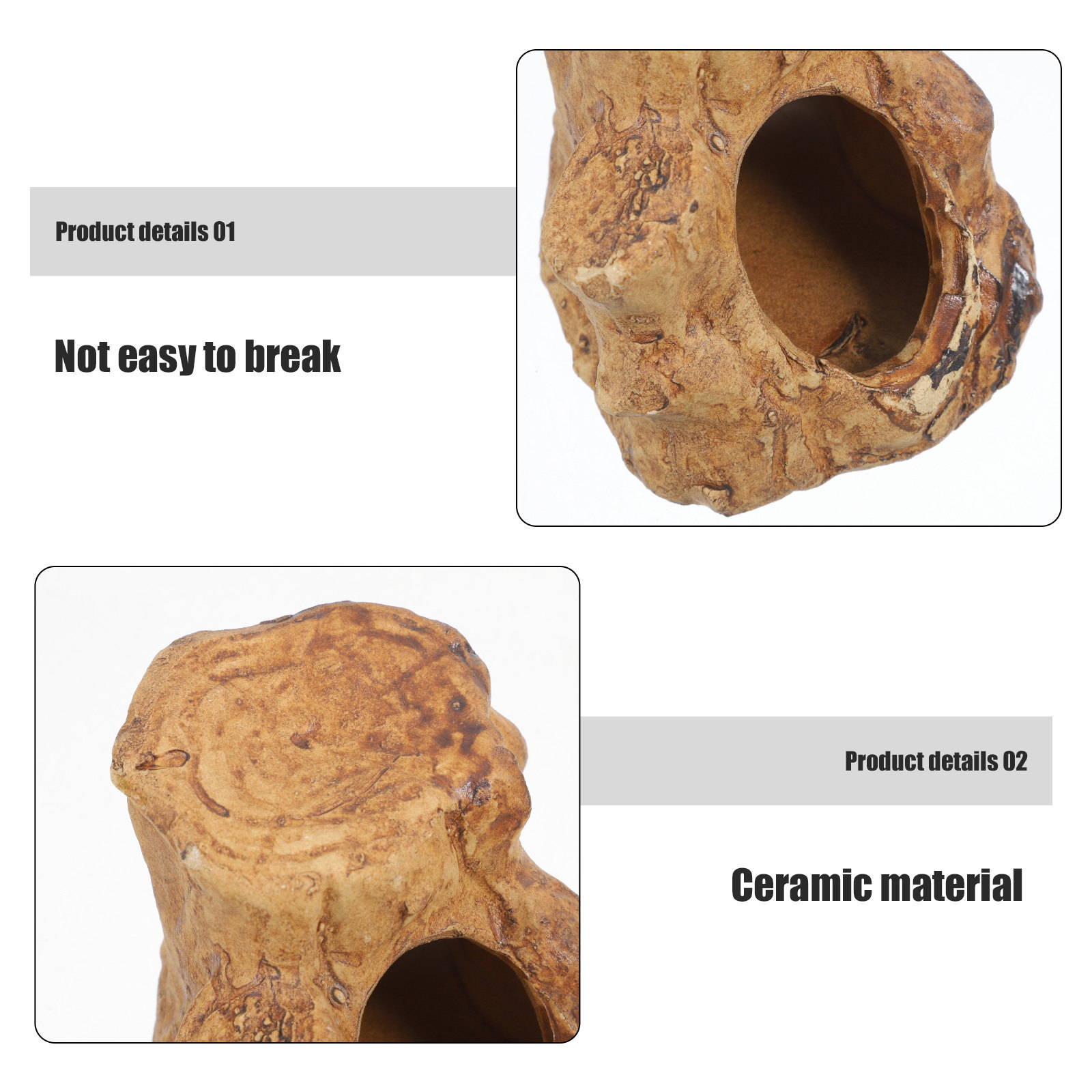 Premium Ceramic Aquarium Caves - Hide Cave Ceramic recension och pris