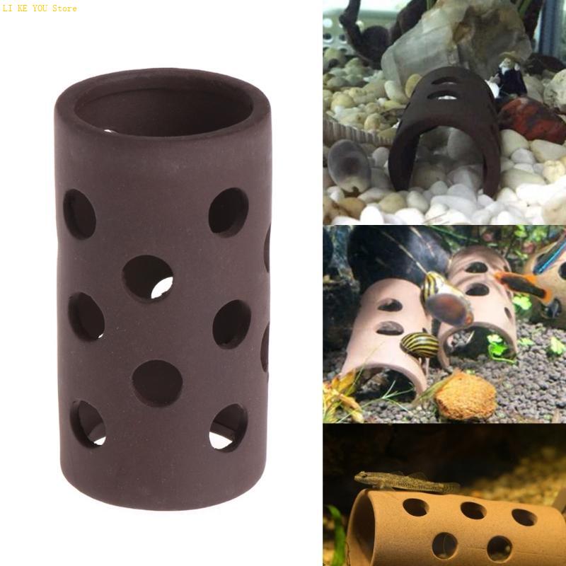 W3JE Aquarium Decorations Fish - Hide Cave Ceramic recension och pris