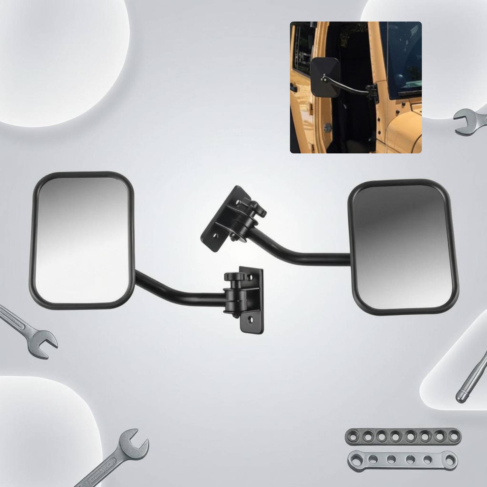 Specchietto Off Road Door Hing - Glass Door Hinge recension och pris