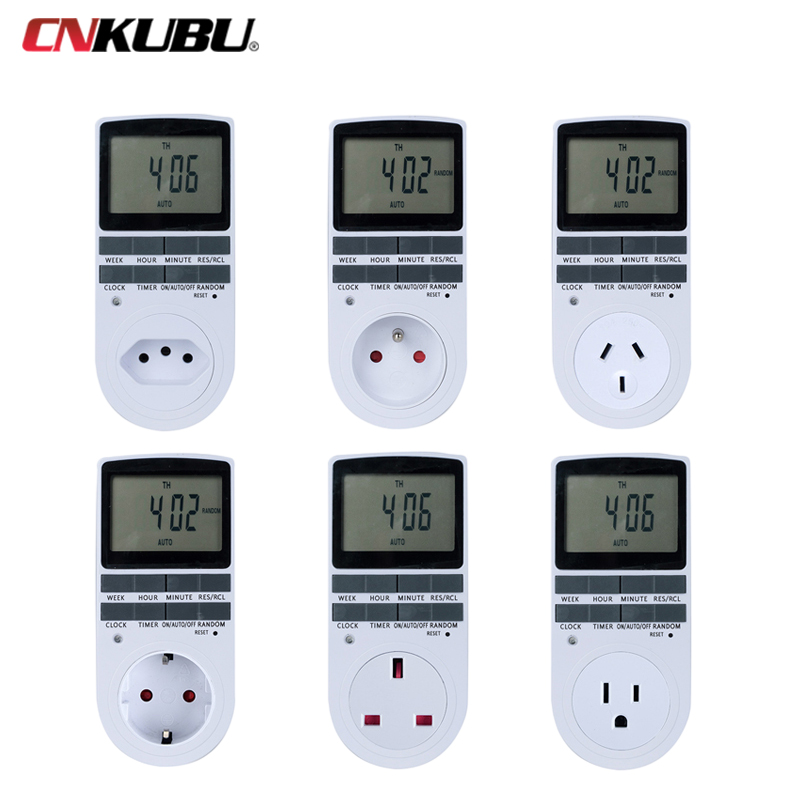 7 Days Programmable Timer Sock - Timer Dual Outlet recension och pris