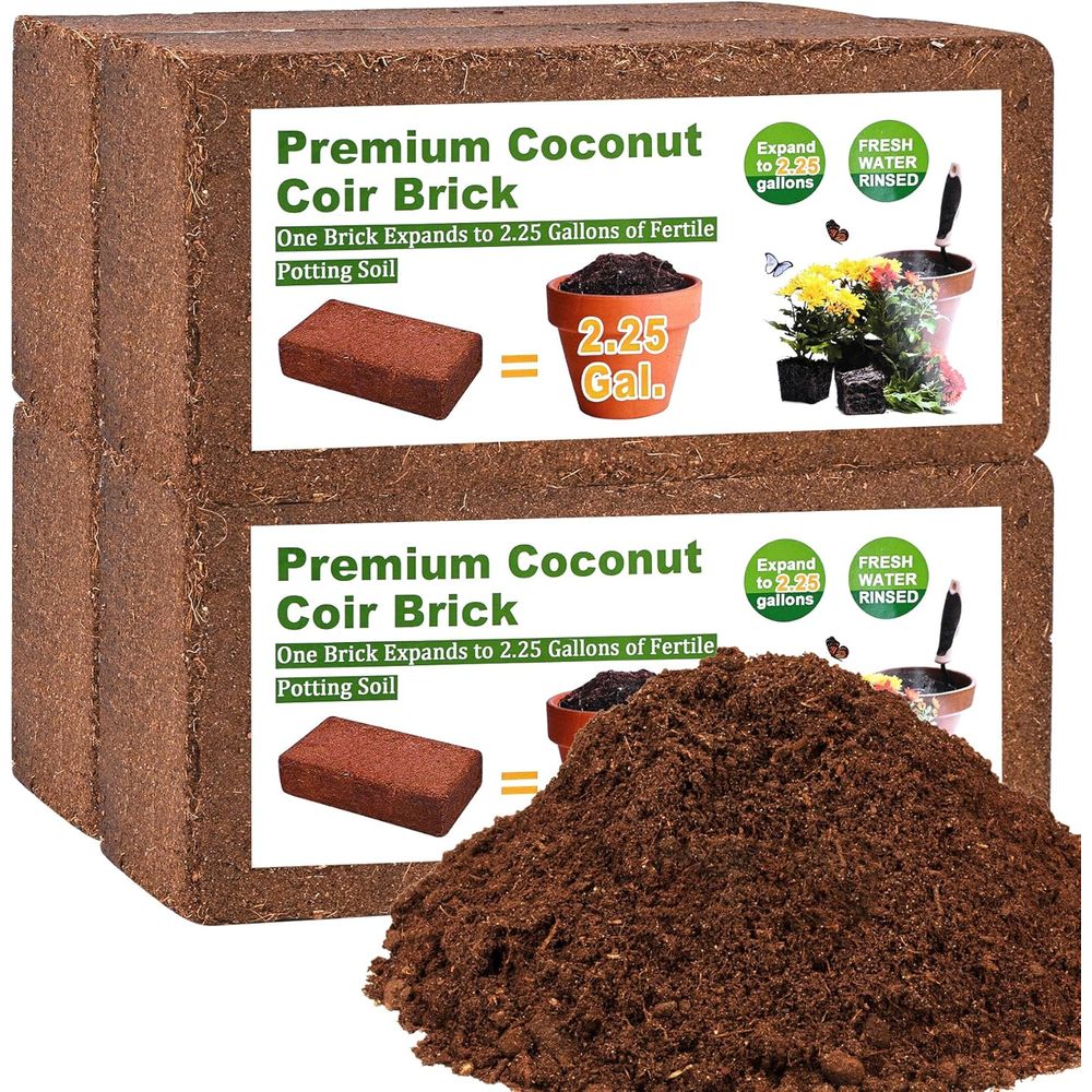Organic Coconut Coir 4 Pcs Com - Substrate Coconut Fiber recension och pris
