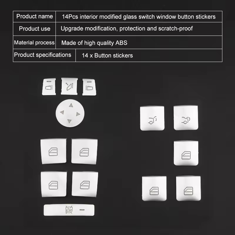Car Window Glass Lift Button S - Glass Door Hinge recension och pris