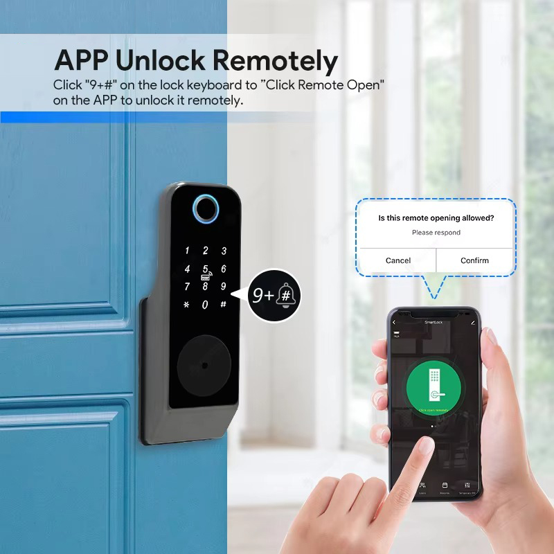 Waterproof Fingerprint Lock Tu - Glass Door Hinge recension och pris