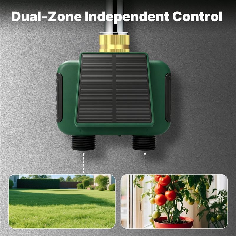 A25F-Tuya Wifi Smart Solar Dua - Timer Dual Outlet recension och pris
