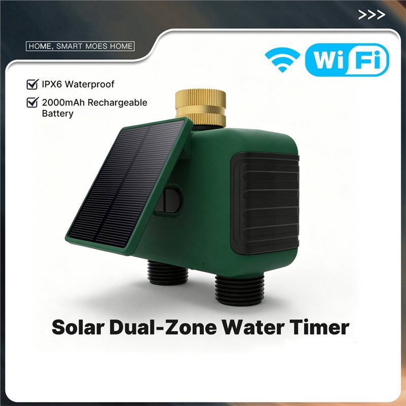 A25F-Tuya Wifi Smart Solar Dua - Timer Dual Outlet recension och pris