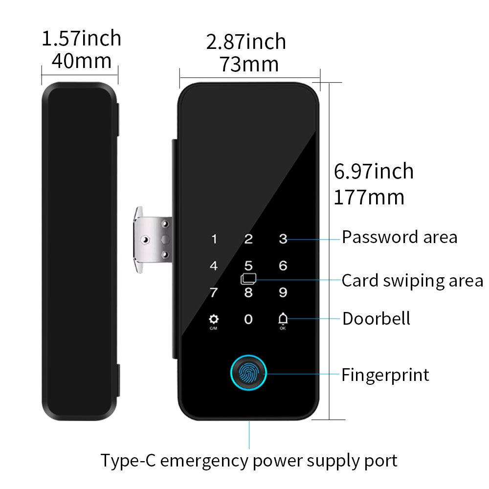Tuya Smart Life Bluetooth Glas - Glass Door Hinge recension och pris