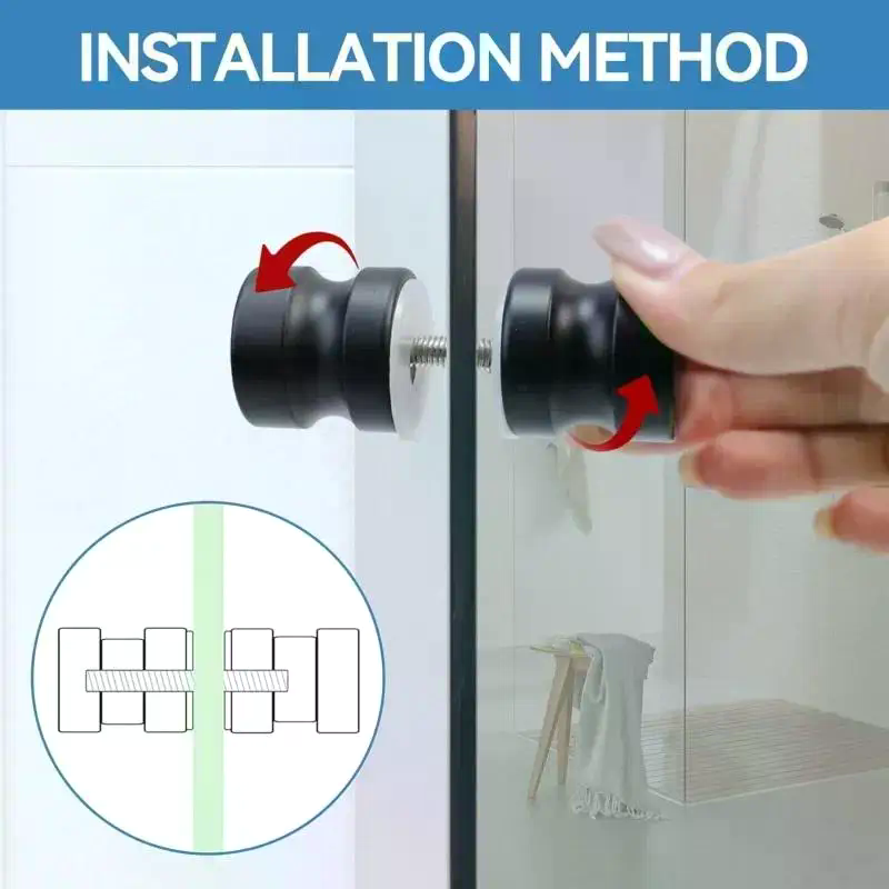 Stylish Shower Glass Door Hand - Glass Door Hinge recension och pris