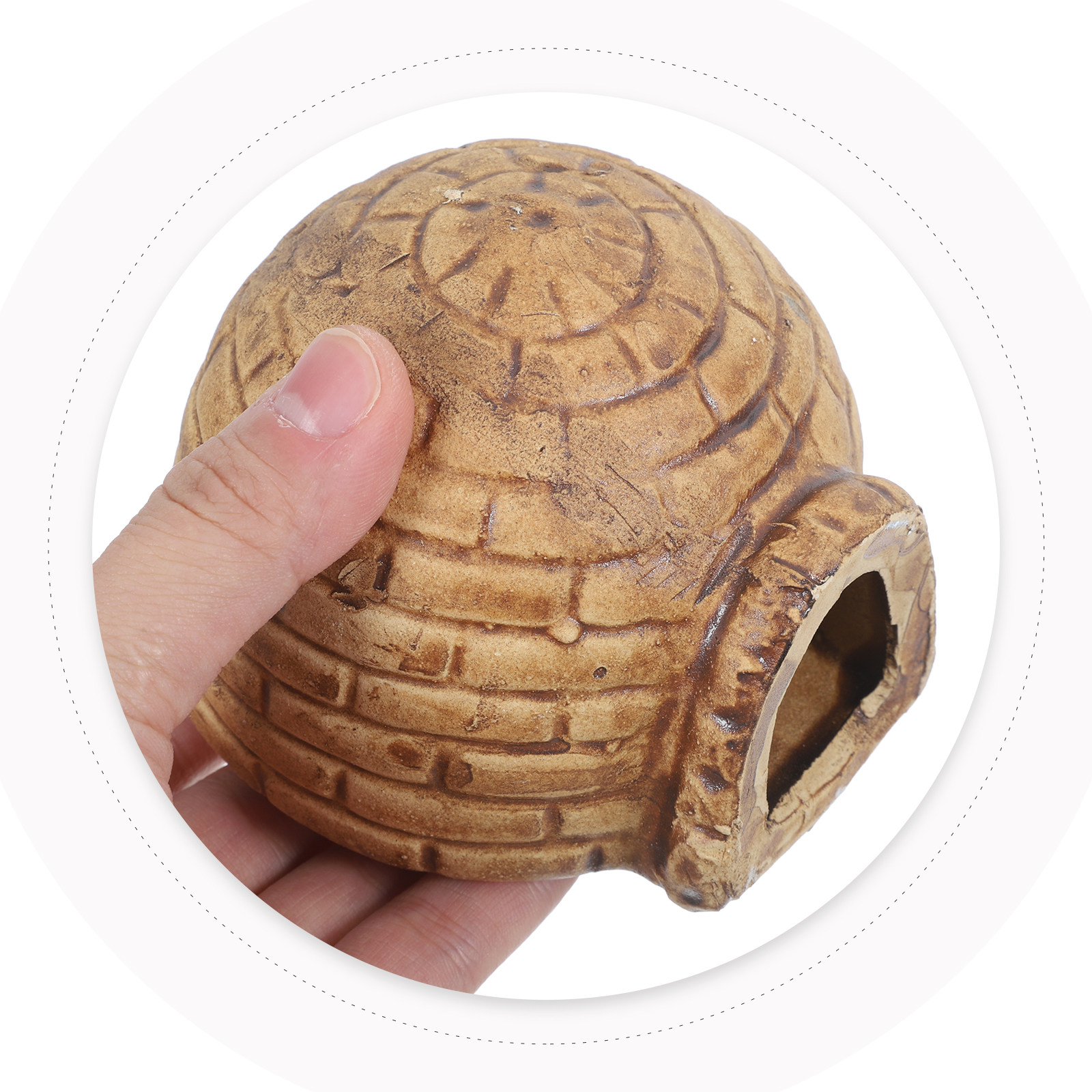 Durable Ceramic Pleco Caves Aq - Hide Cave Ceramic recension och pris