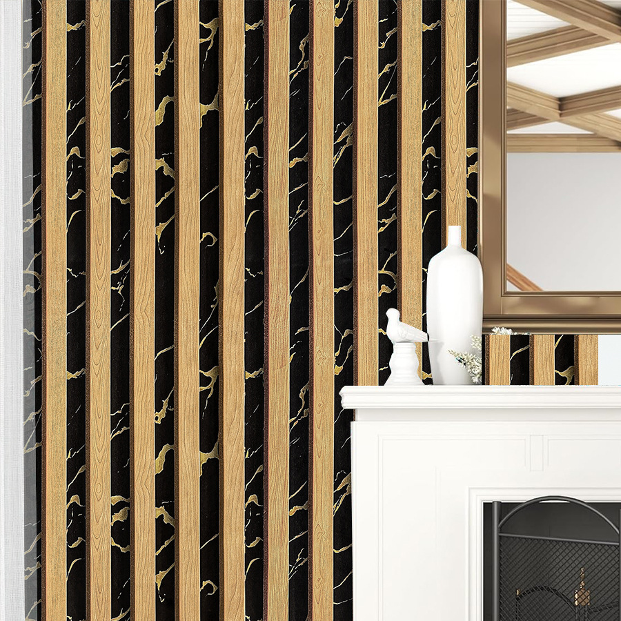Yellow Grid Striped Self-adhes - Pvc Panel Background recension och pris