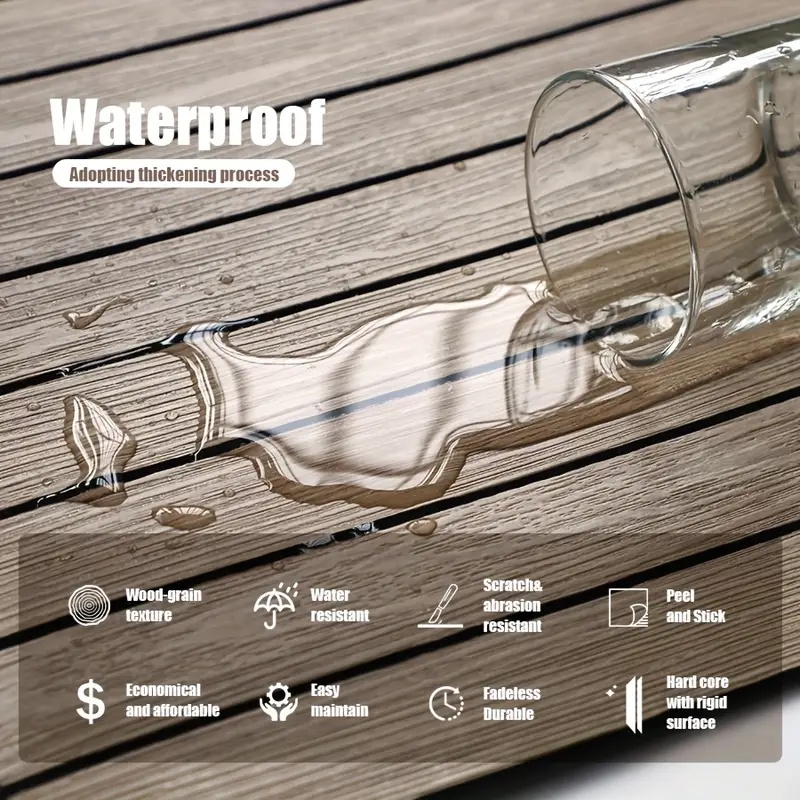Self Adhesive Waterproof 3D Wa - Pvc Panel Background recension och pris