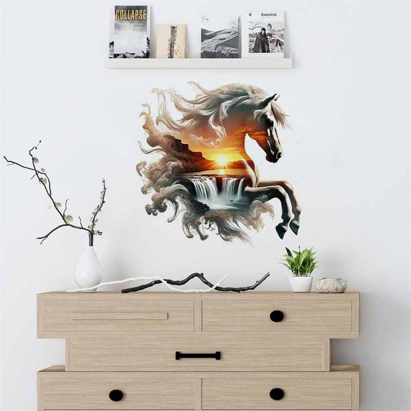 Majestic Horse Nature Stickers - Pvc Panel Background recension och pris