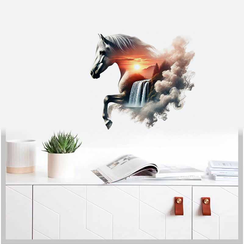 Majestic Horse Nature Stickers - Pvc Panel Background recension och pris