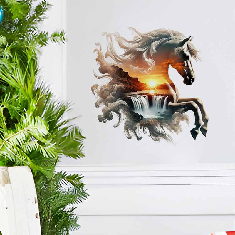 Majestic Horse Nature Stickers - Pvc Panel Background recension och pris