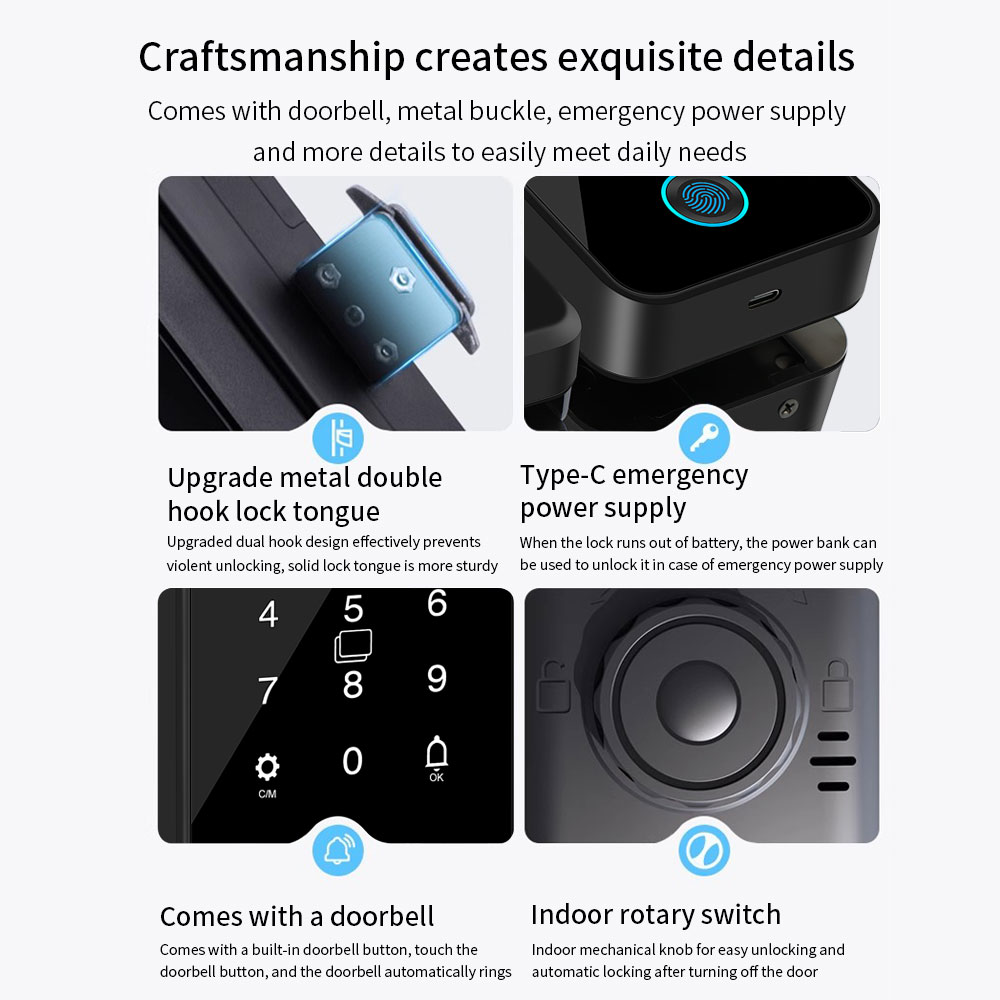 Multifunctional Smart Glass Do - Glass Door Hinge recension och pris